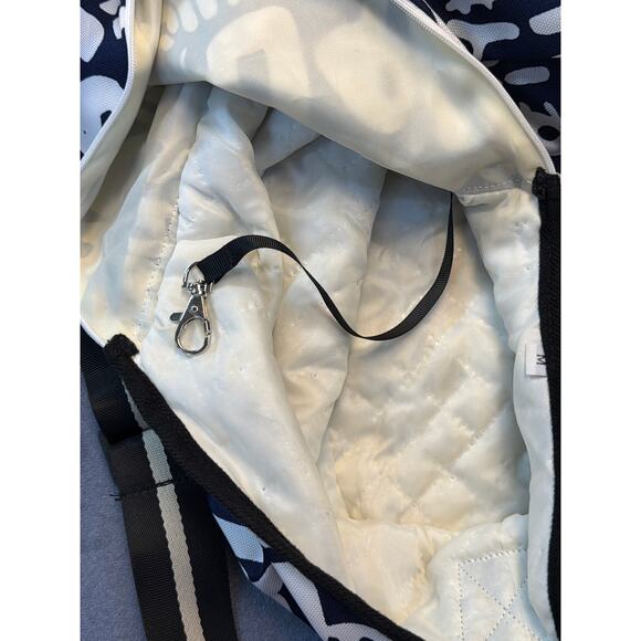 Fun Keen Pet Carrier Sling Style Canvas Adjustable Strap Lettering Pattern - Picture 9 of 10